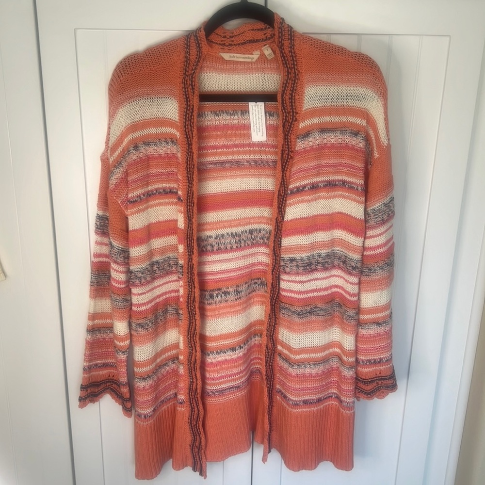 Soft surroundings Artist Cardi sweater
